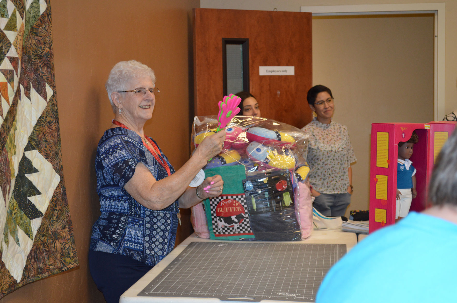 Aviva Divas enjoy camaraderie while sewing for others